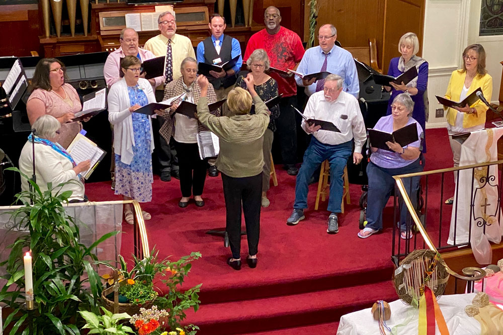 The FCCA Chancel Choir, Easter 2022.